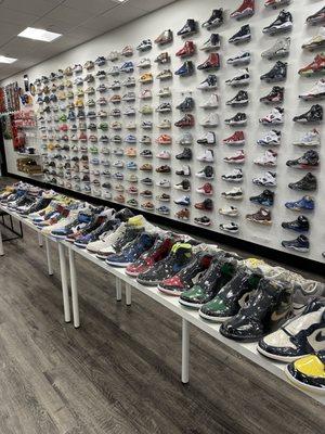 Mens Shoe Wall