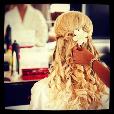 Beautiful bridal hair