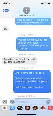 No response photos