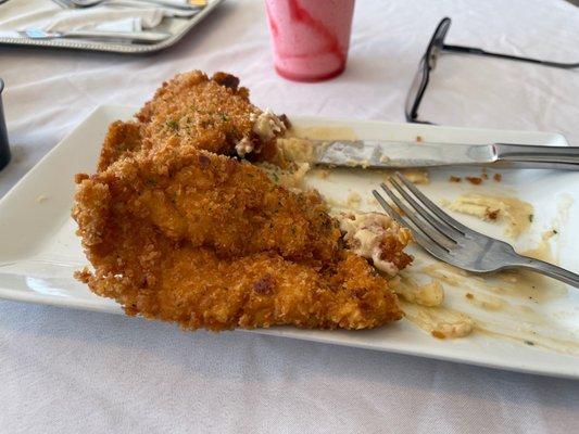 Chicken Fried Chicken with Mashed Potatoes