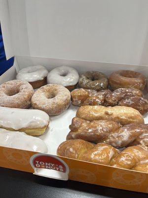 Dozen assorted donuts