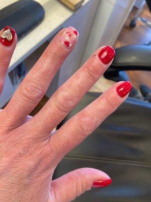 Valentine's Day Nails by Kim!!