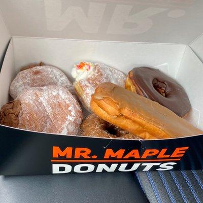 Half Dozen Doughnuts from Mr. Maple Donuts