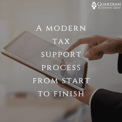 Our tax support is a modern process from start to finish - with completely digital document uploading, signing, and filing.