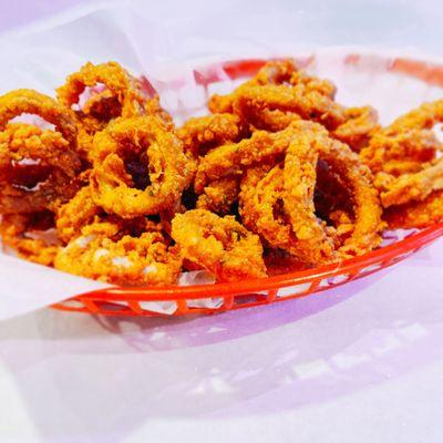 Fried calamari appetizer