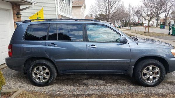 2007 Toyota Highlander all wheel drive V6