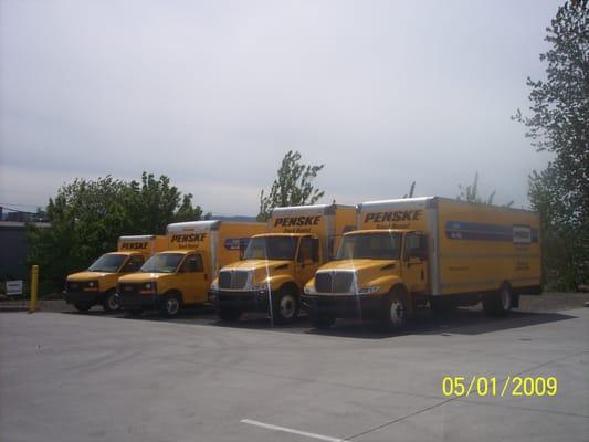 We rent Penske Trucks!!