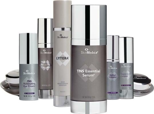 As a MedSpa we are able to carry the clinically proven products from SkinMedica.