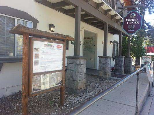 Entrance to Big Bear Chamber, Events Office & VB