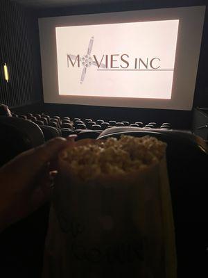 Popcorn and a movie