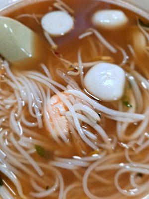 Pho seafood soup