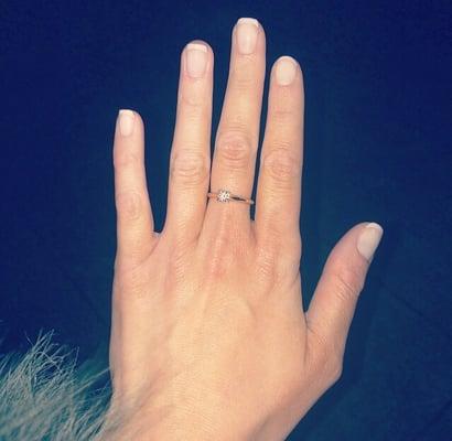 Amazing gel French manicure from jenny!