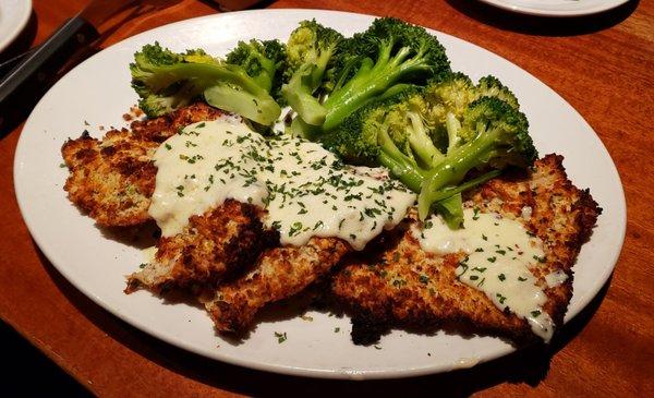 Parmesan crusted chicken