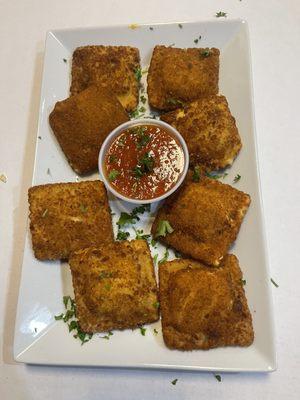 Fried ravioli