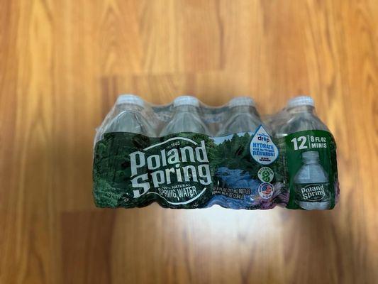 POLAND SPRING Water.