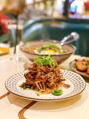 Pig ear & papaya salad