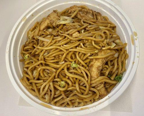 Chicken lo mein