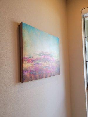 Monet fine art in my living room!