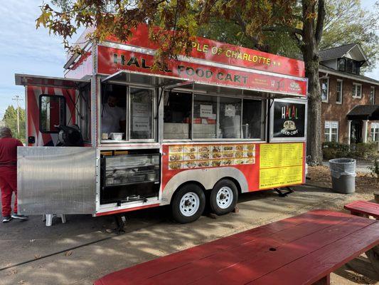 Outside of the food cart, the staff is really friendly.