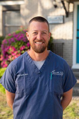 Dr. Brock Smith is the heart of Smith Custom Dentistry, bringing years of expertise and a genuine passion for prosthodontics.