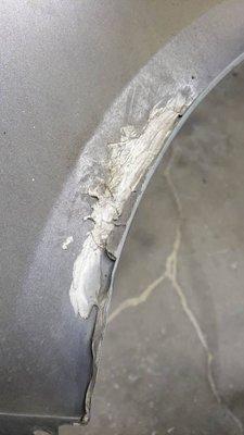 Prior damage that was either not found during multi-point inspection or was not disclosed to us.