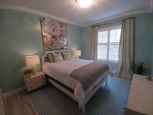 Guest bedroom in Miromar Lakes