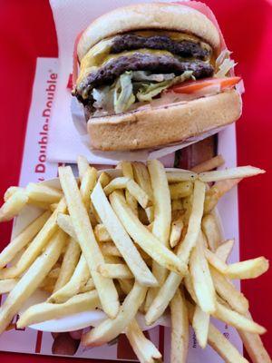 When in California, you have to get the best fast food burger ever!!