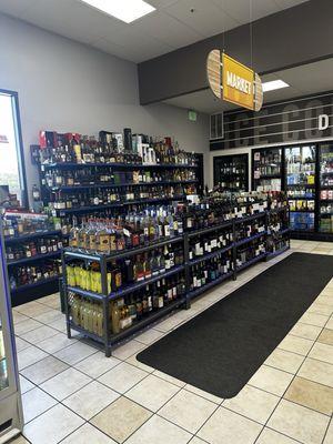 Liquor section