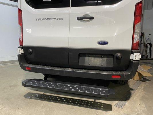 ford Transit Cargo Van with Rear Step protector