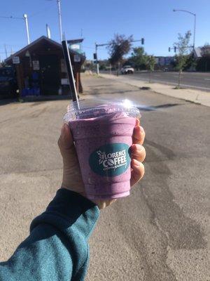 Huckleberry smoothie