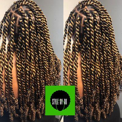 Large Senegalese twist