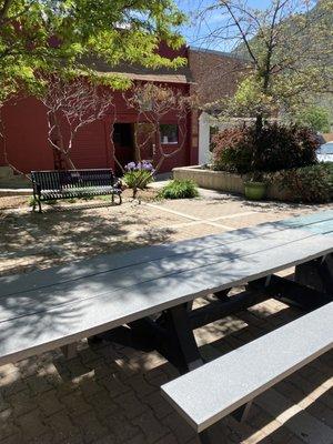 Picnic tables