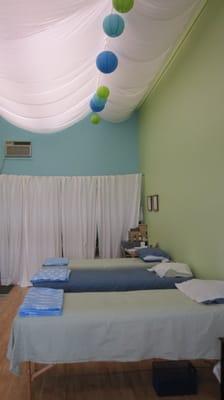 See our WPA clinic beds at our acupuncture clinic in Portland