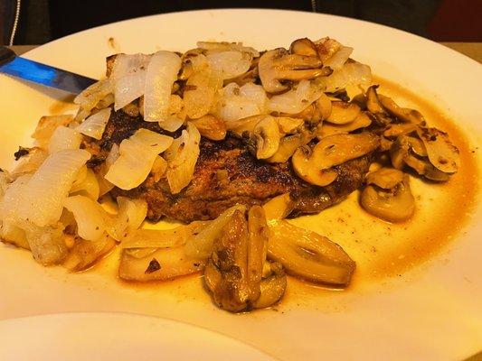 Broiled Chopped Steerburger Steak