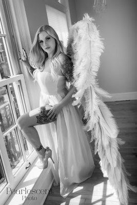 Angel Wing Boudoir and Beauty Portraits