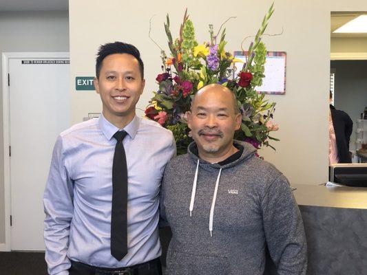 Thank you Dr. Arita for your commitment to your patients and all your years of hard work!  -Dr. Andrew Day with Dr. Gary Arita