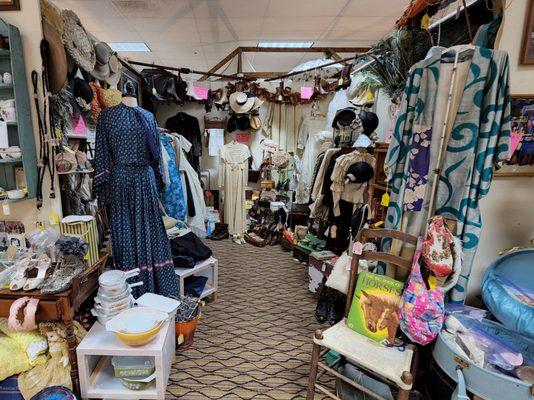 Bill Lewis taking in the Wildwood Antique Mall in Vero Beach.