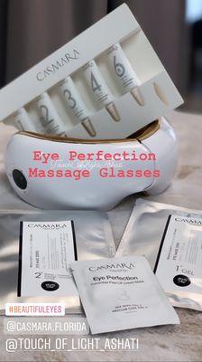 Eye Perfection Treatment with Pressotherapy eye glasses