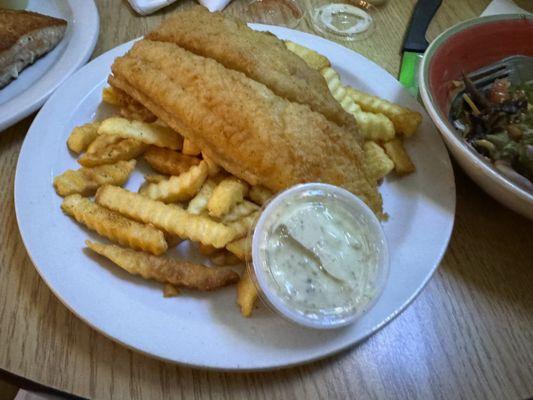 Fried Swai w/ fries