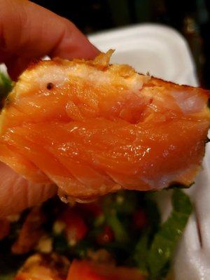 Raw salmon