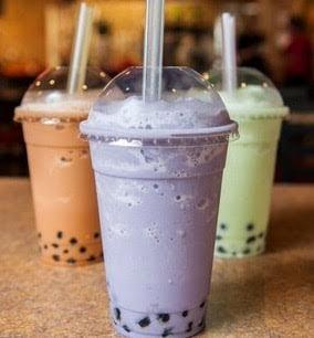 Boba Smoothies - taro, honeydew, coconut, pina colada, advocado