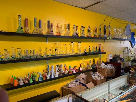 Water Pipe Shelves