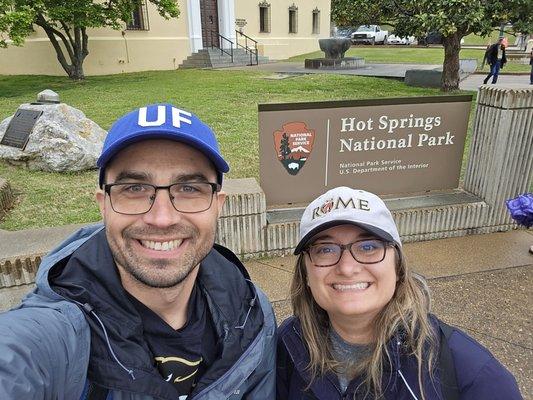 Visit to Hot Springs National Park.