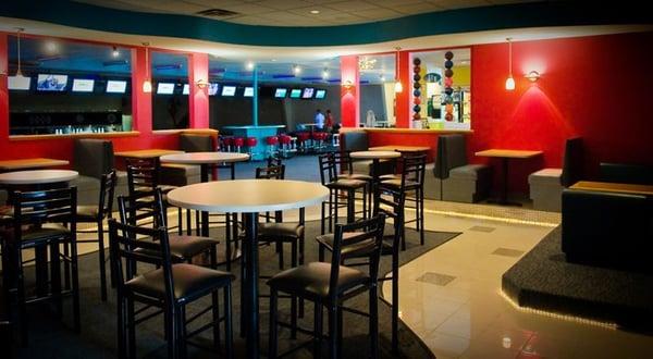 Just steps from the lanes is our completely remodeled bar. A nice spot to meet before or after a game.