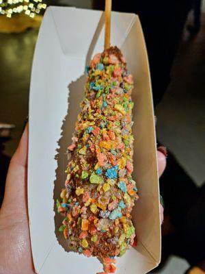 Fruity Pebbles Korean Corndog