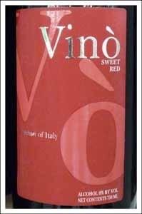 Vino Sweet red (sparkling red wine).