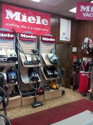 Part of Miele showroom display