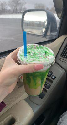 Christmas cold brew ( the grinch )