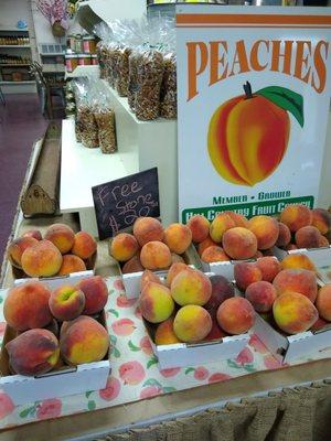 crazy prices for ripe peaches