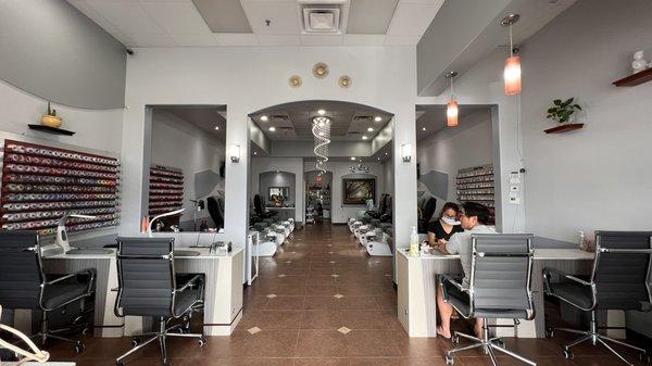 Inside of our salon